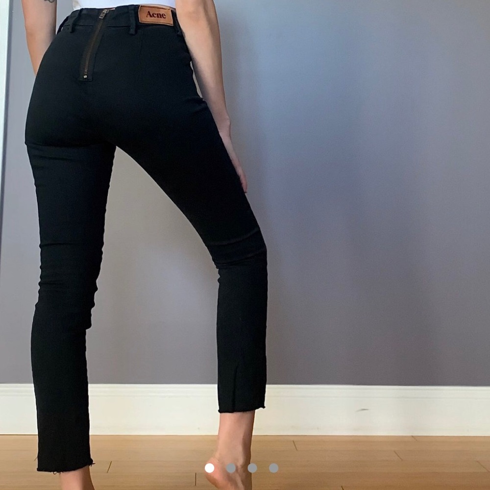 ACNE Studios Iconic Zipper Skin Jeans